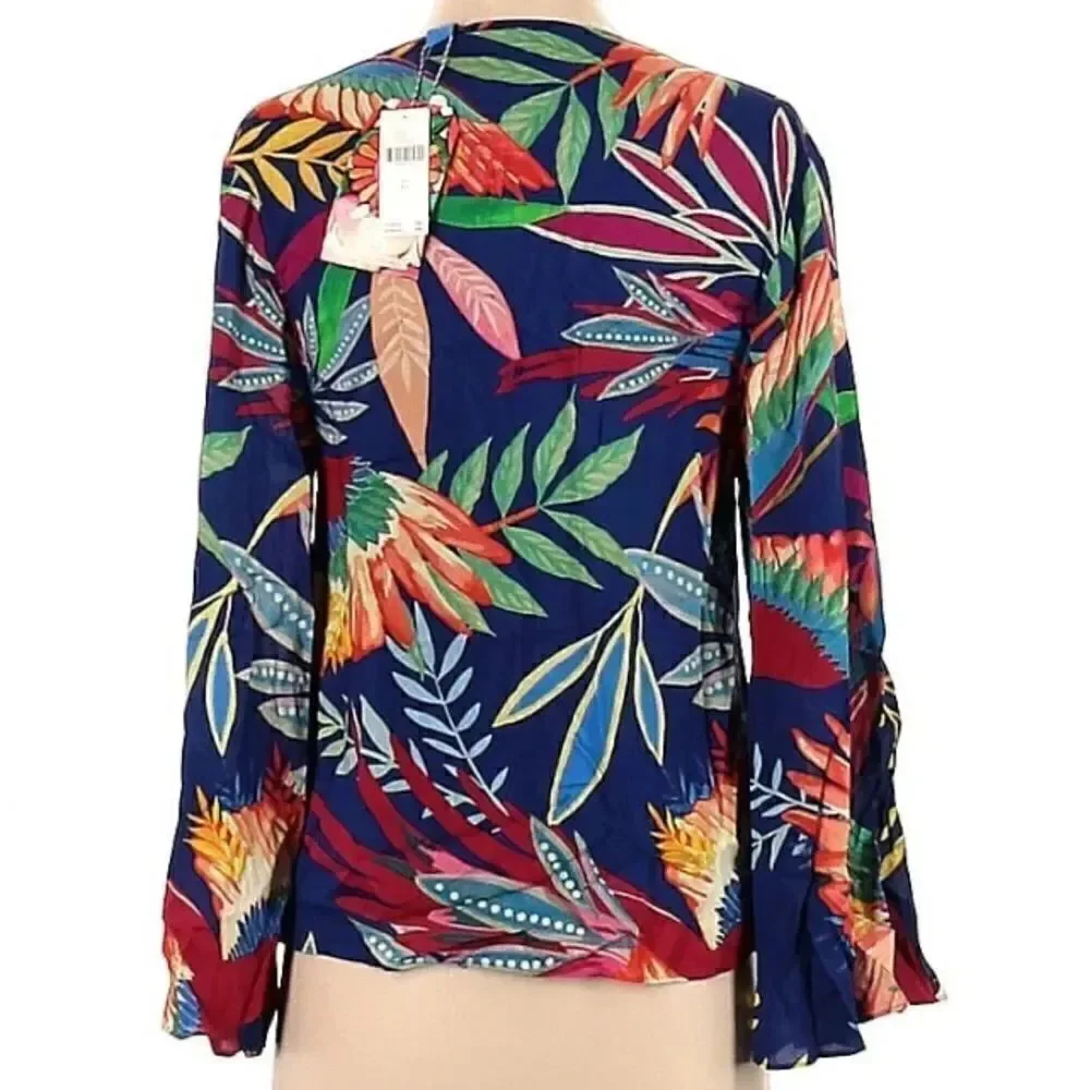 NWT ANTHROPOLOGIE FARM RIO Kaia Blouse XS